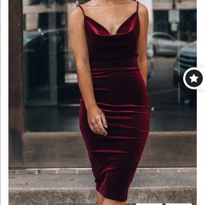 Red Velvet dress